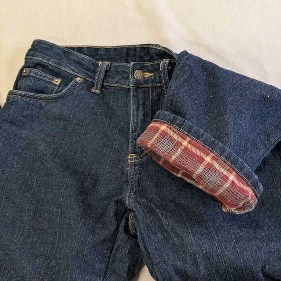 Dickies Women’s Flannel-Lined Straight Leg Jeans – Size 6 Regular - Picture 6 of 6